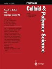 book Trends in Colloid and Interface Science XII