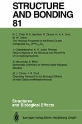 book Structures and Biological Effects