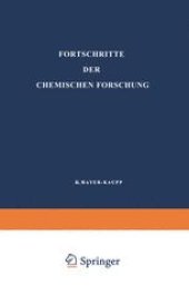 book Fortschritte der Chemischen Forschung Volume 2