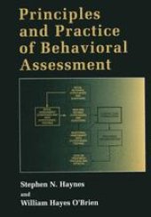 book Principles and Practice of Behavioral Assessment