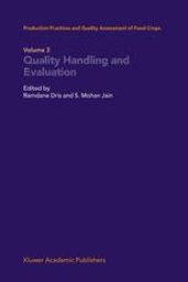 book Production Practices and Quality Assessment of Food Crops: Quality Handling and Evaluation