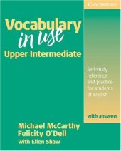 book Vocabulary in Use Upper Intermediate with Answers: Self-Study Reference and Practice for Students of North American English