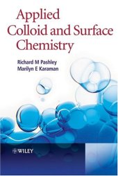 book Applied Colloid and Surface Chemistry