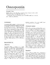 book Osteopontin