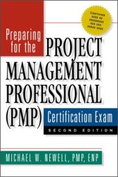 book Preparing for the project management professional