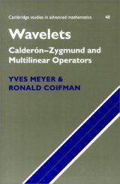 book Wavelets. Calderon-Zygmund and multilinear operators