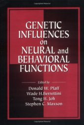 book Genetic Influences on Neural and Behavioral Functions