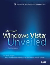 book Microsoft Windows Vista Unveiled