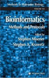 book Bioinformatics Methods and Protocols