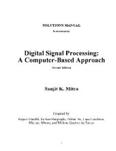 book Digital Signal Processing: A Computer-Based Approach