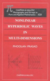 book Nonlinear Hyperbolic Waves in Multidimensions