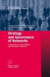 book Strategy and Governance of Networks: Cooperatives, Franchising, and Strategic Alliances