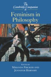 book The Cambridge Companion to Feminism in Philosophy