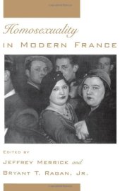 book Homosexuality in Modern France