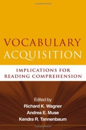 book Vocabulary Acquisition: Implications for Reading Comprehension