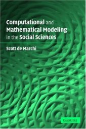book Computational and Mathematical Modeling in the Social Sciences