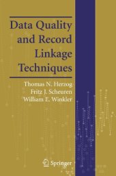 book Data Quality and Record Linkage Techniques