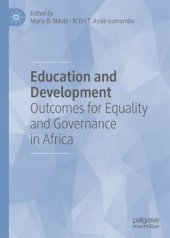 book Education and Development: Outcomes for Equality and Governance in Africa