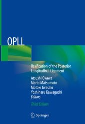 book OPLL: Ossification of the Posterior Longitudinal Ligament