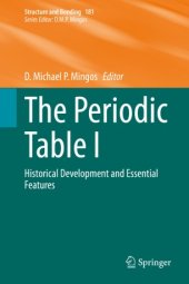 book The Periodic Table I: Historical Development and Essential Features