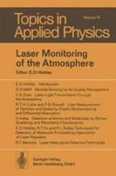 book Laser Monitoring of the Atmosphere