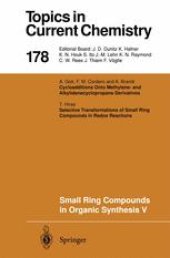 book Small Ring Compounds in Organic Synthesis V