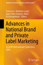 book Advances in National Brand and Private Label Marketing: Seventh International Conference, 2020