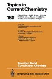 book Transition Metall Coordination Chemistry