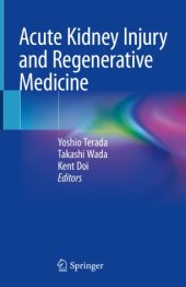 book Acute Kidney Injury and Regenerative Medicine