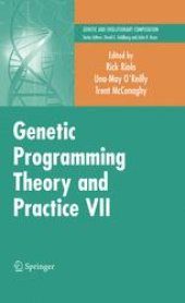 book Genetic Programming Theory and Practice VII