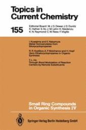 book Small Ring Compounds in Organic Synthesis IV