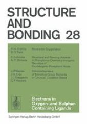 book Electrons in Oxygen- and Sulphur-Containing Ligands