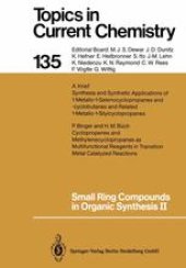 book Small Ring Compounds in Organic Synthesis II