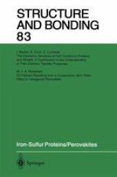 book Iron-Sulfur Proteins Perovskites