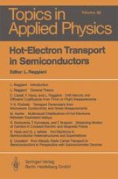 book Hot-Electron Transport in Semiconductors