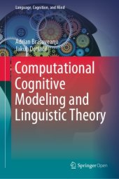 book Computational Cognitive Modeling and Linguistic Theory