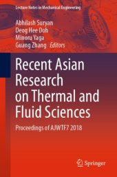 book Recent Asian Research on Thermal and Fluid Sciences: Proceedings of AJWTF7 2018