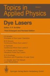 book Dye Lasers