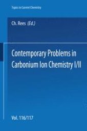 book Contemporary Problems in Carbonium Ion Chemistry I/II