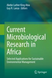 book Current Microbiological Research in Africa: Selected Applications for Sustainable Environmental Management