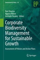 book Corporate Biodiversity Management for Sustainable Growth: Assessment of Policies and Action Plans