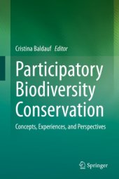 book Participatory Biodiversity Conservation: Concepts, Experiences, and Perspectives