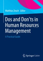 book Dos and Don'ts in Human Resources Management A Practical Guide: [Summary]