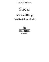 book Stresscoaching: coaching i grænselandet