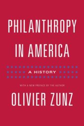 book Philanthropy in America: a history