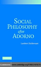 book Social philosophy after Adorno