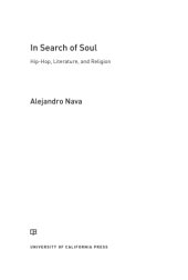 book In search of soul: hip-hop, literature, and religion