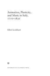 book Animation, plasticity, and music in Italy, 1770-1830