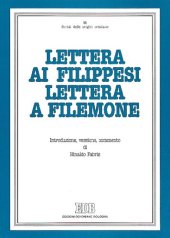 book Lettera ai Filippesi. Lettera a Filemone. Introduzione, versione, commento