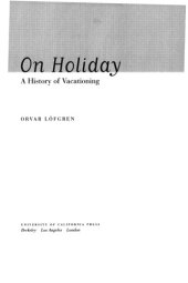 book On Holiday: A History of Vacationing